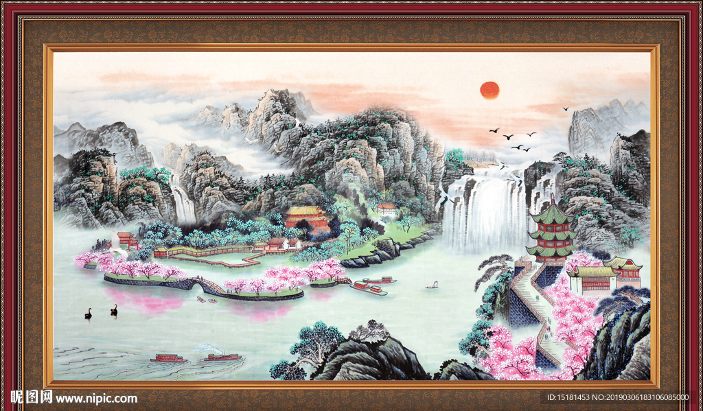 国画山水
