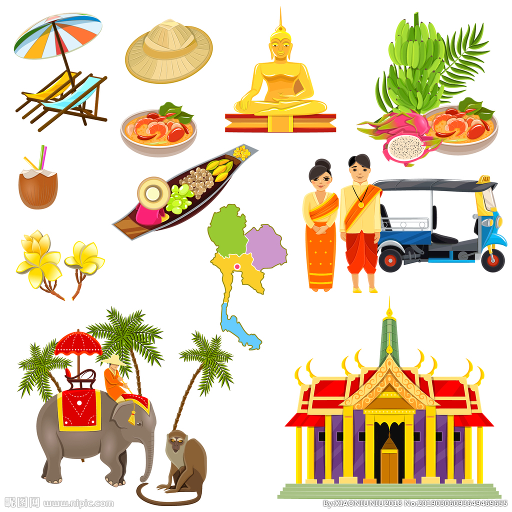 泰国旅行随笔（一）|插画|商业插画|储天哥 - 原创作品 - 站酷 (ZCOOL)