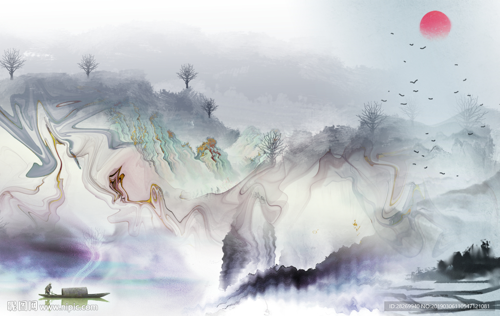 山水画