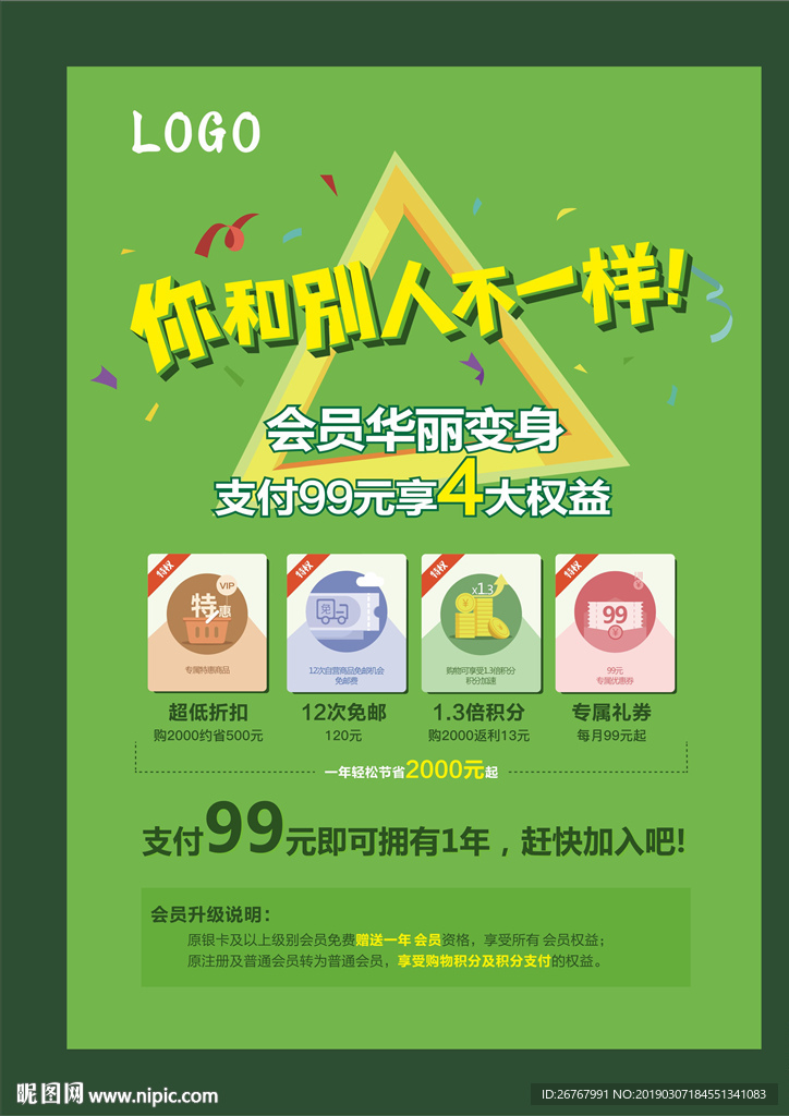 会员华丽变身 支付4大权益 会