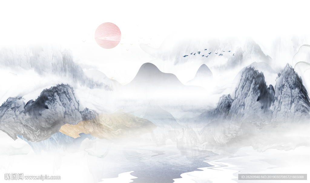 新中式背景
