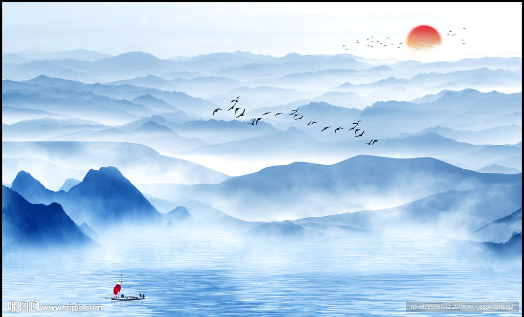 水墨风景画