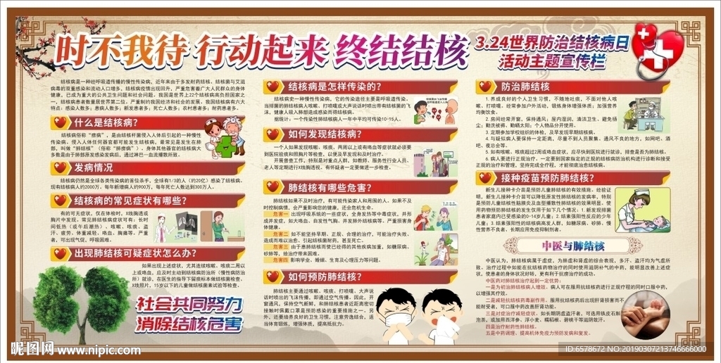 世界结核病日宣传栏