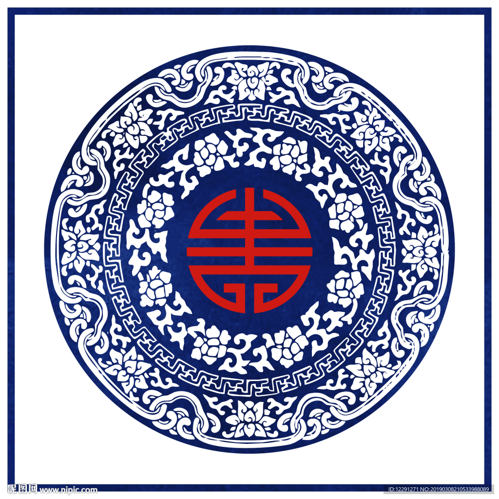 欧式民族花边