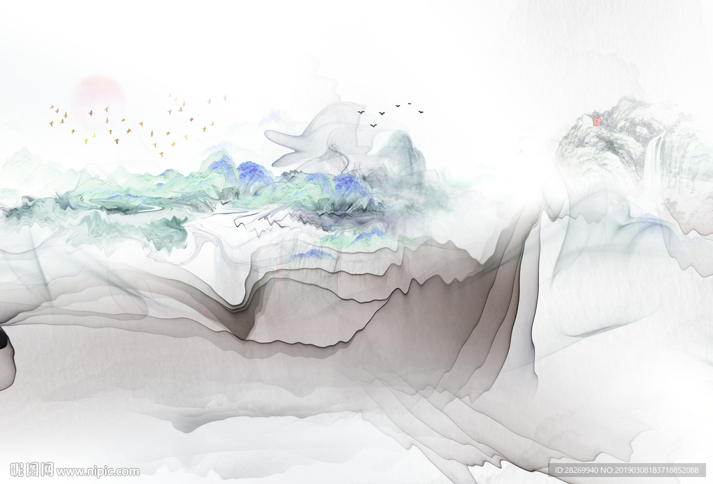 水墨画