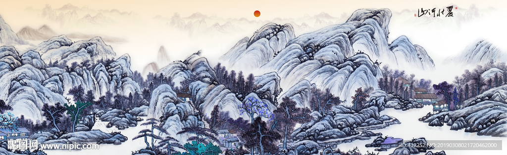 山水国画