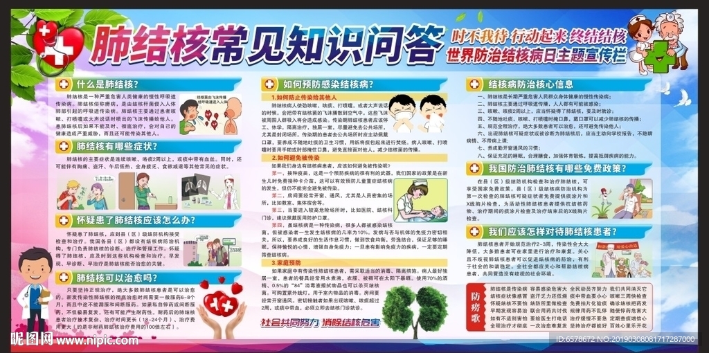 肺结核宣传栏