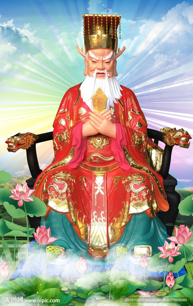 龙王 瓷塑 四海龙王 龙王瓷塑