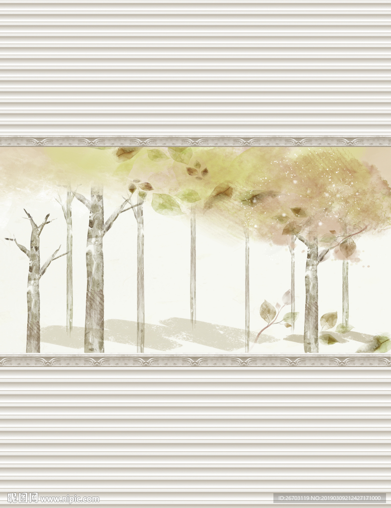 油画树