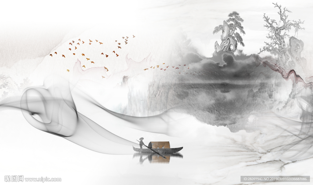 无框画