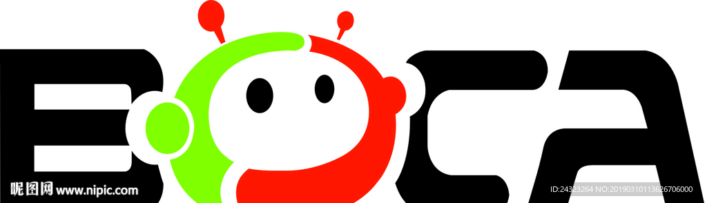 博佳机器人logo