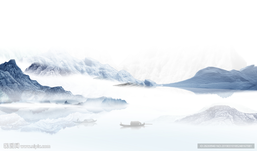 山水背景