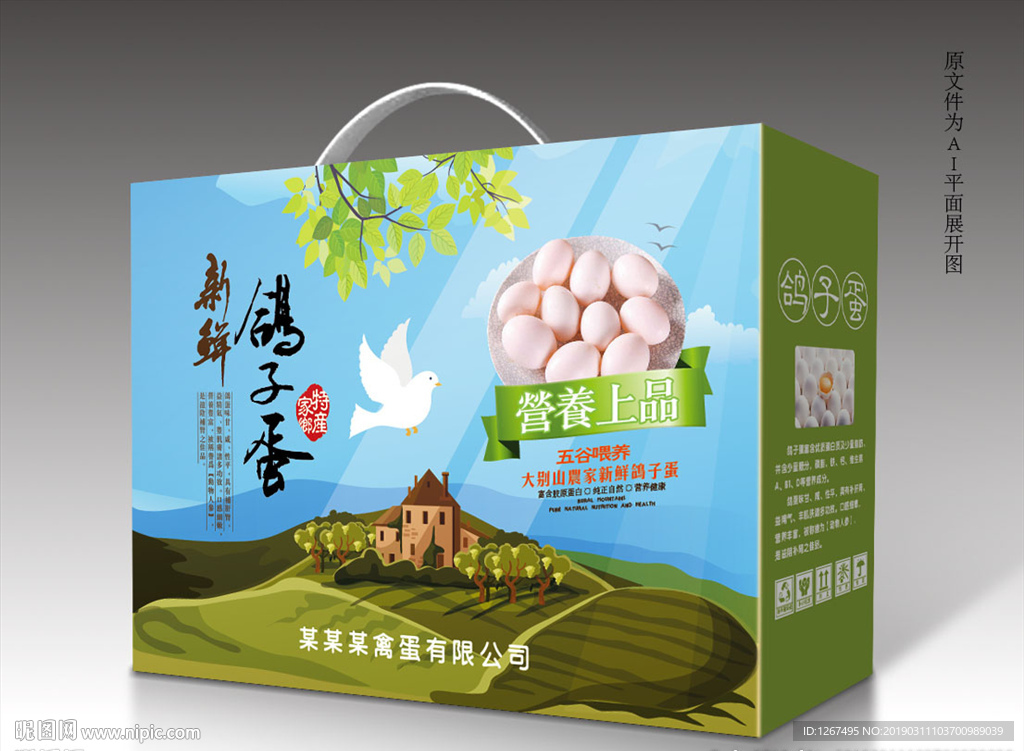 鸽蛋包装