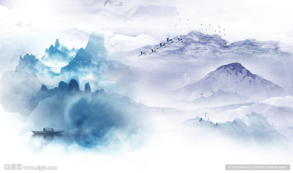 新中式山