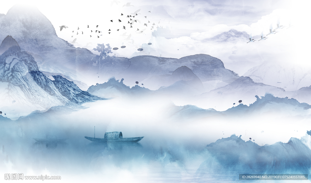 新中式山