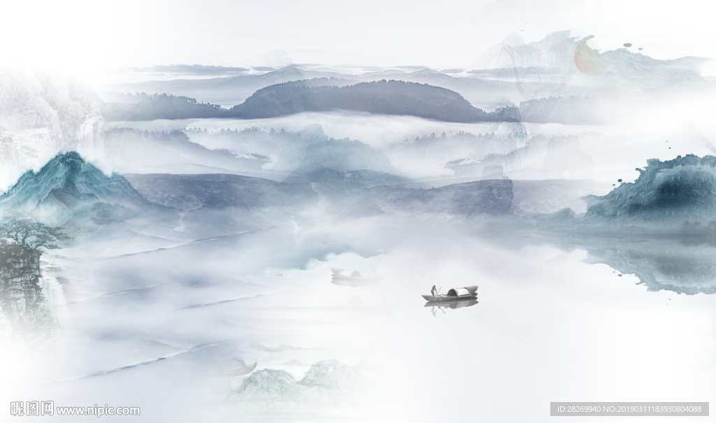 禅意山水画