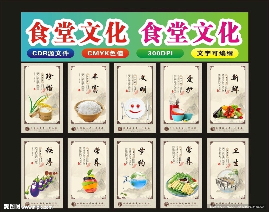 食堂文化节约创新之一设计