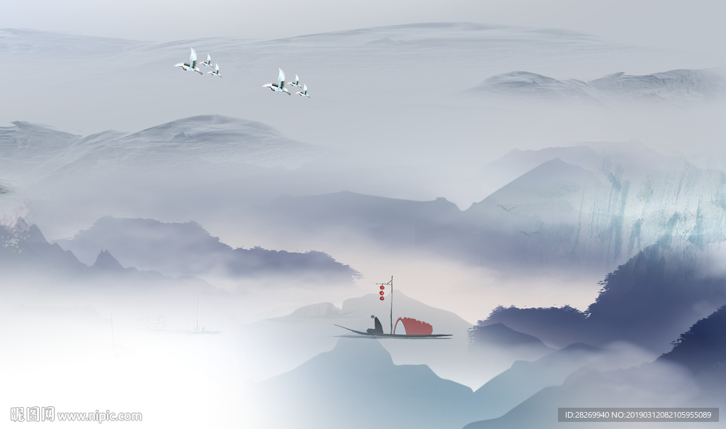 新中式背景