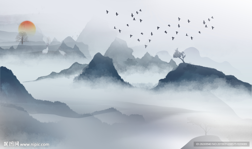 山水装饰画