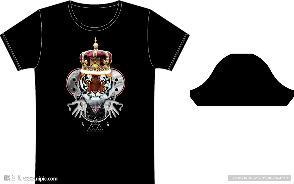 男装 T恤 数码 印花 高清