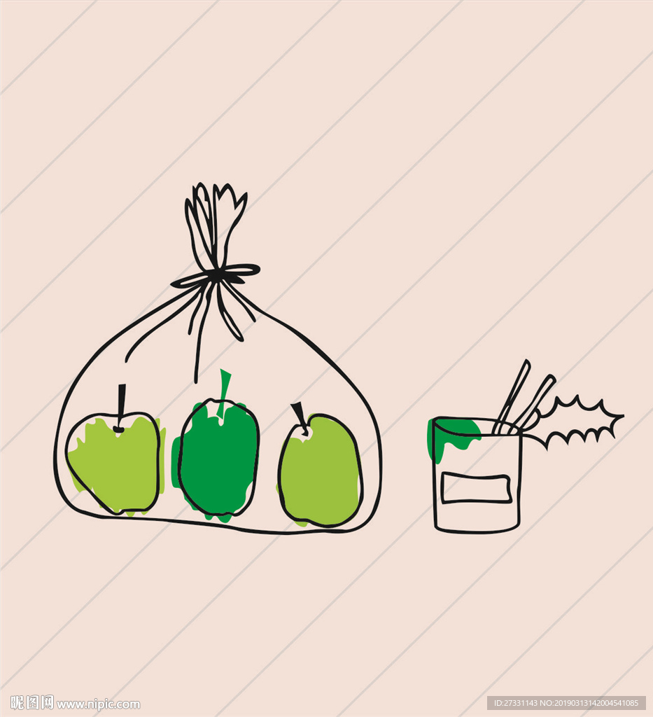 线稿 线描 简洁手绘 手绘画