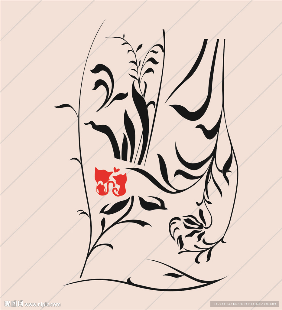 线稿 线描 简洁手绘 手绘画