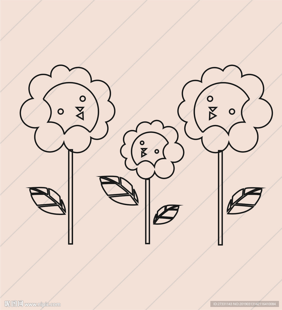 线稿 线描 简洁手绘 手绘画