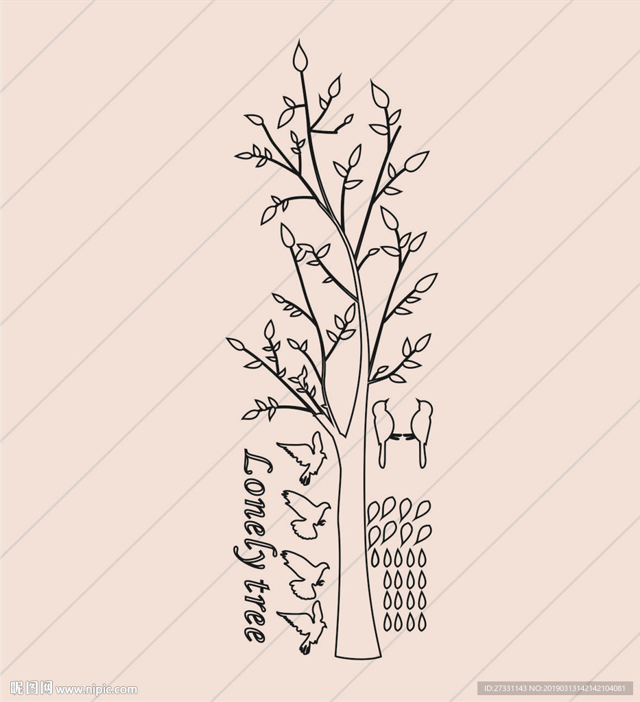 线稿 线描 简洁手绘 手绘画