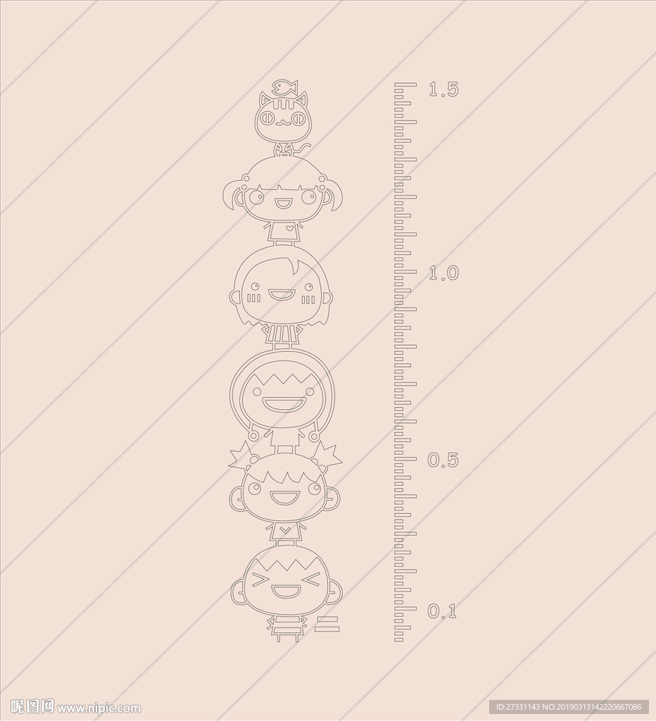 线稿 线描 简洁手绘 手绘画