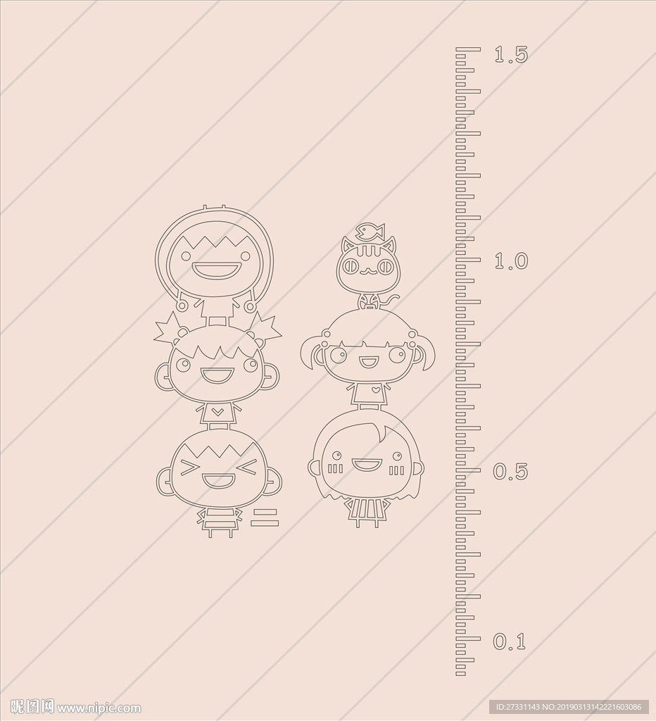 线稿 线描 简洁手绘 手绘画