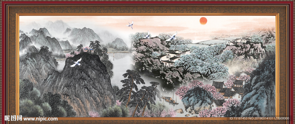 国画水墨画