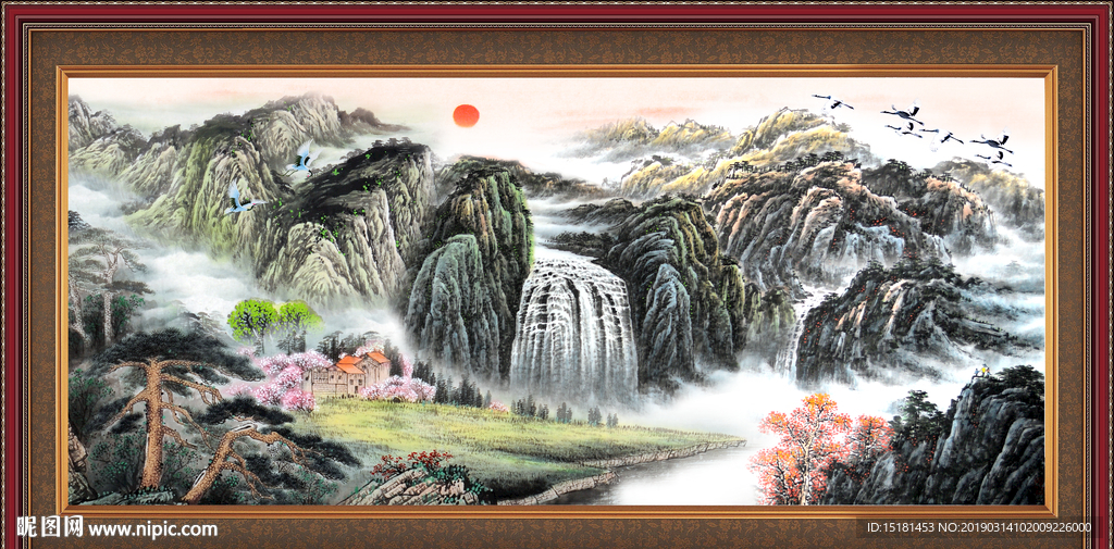 国画水墨画