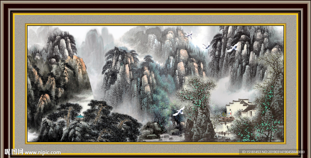 国画山水