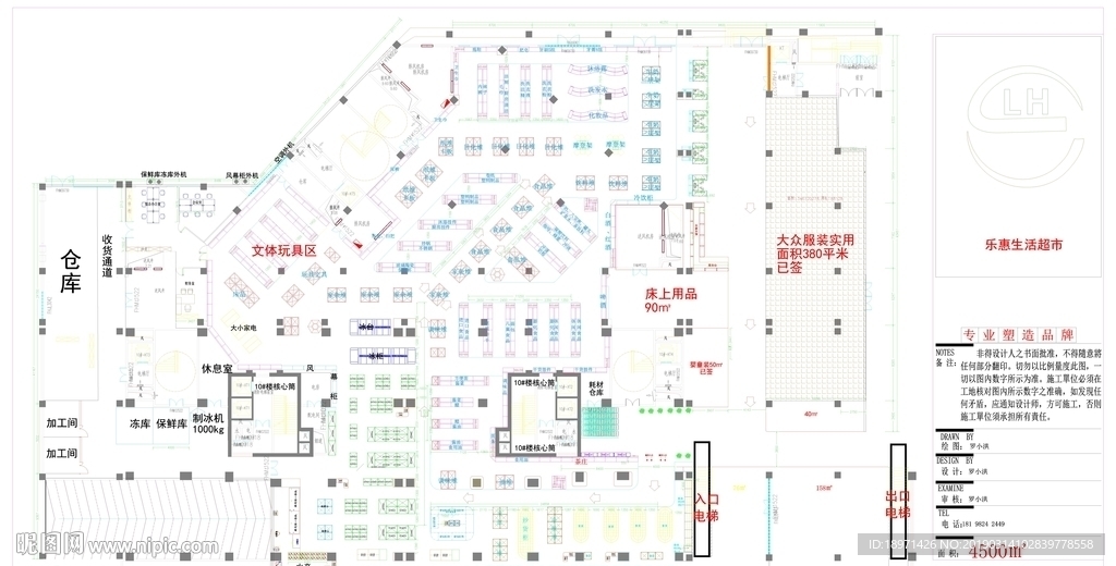 超市布局图