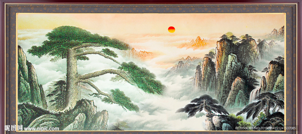 黄山迎客松