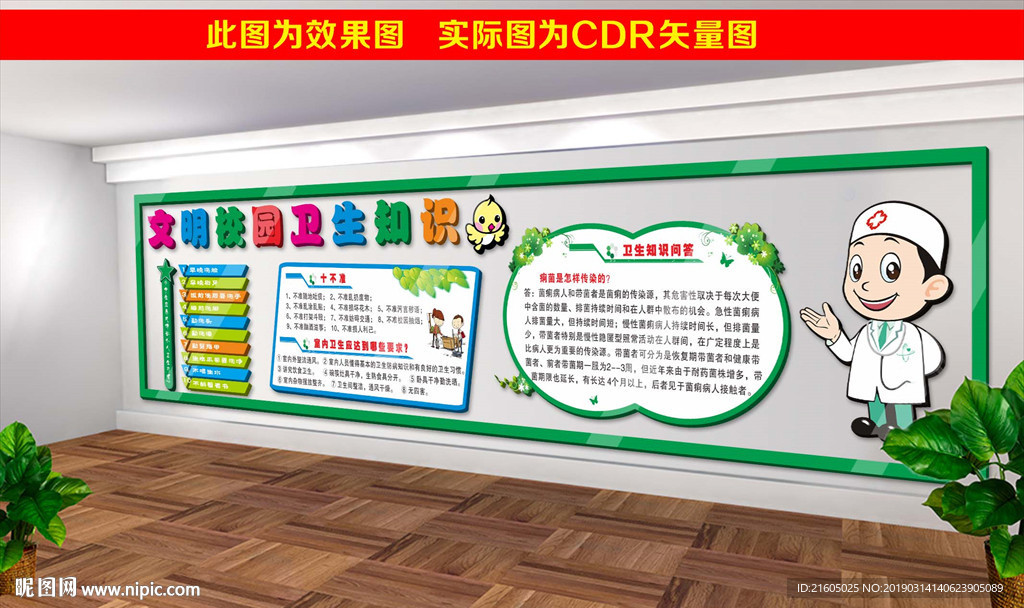 卫生保健文化墙