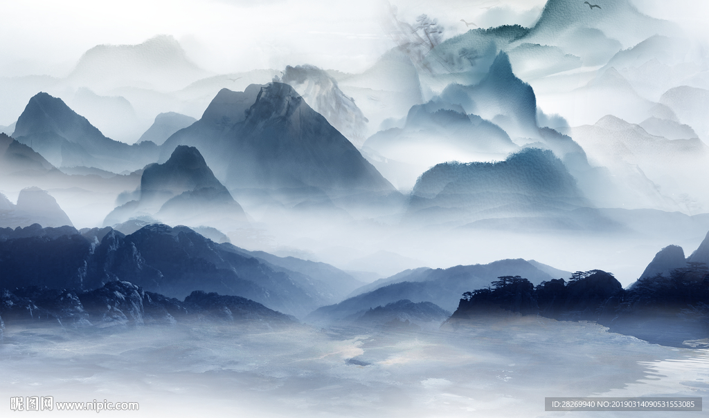 水墨画