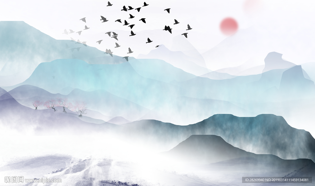 高清山水画