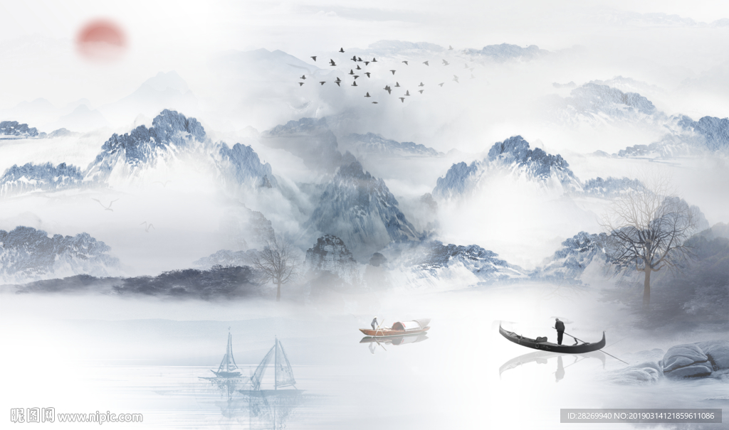 新中式山水