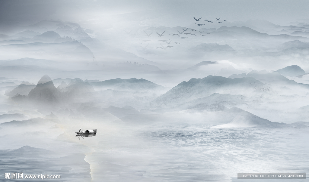 新中式背景