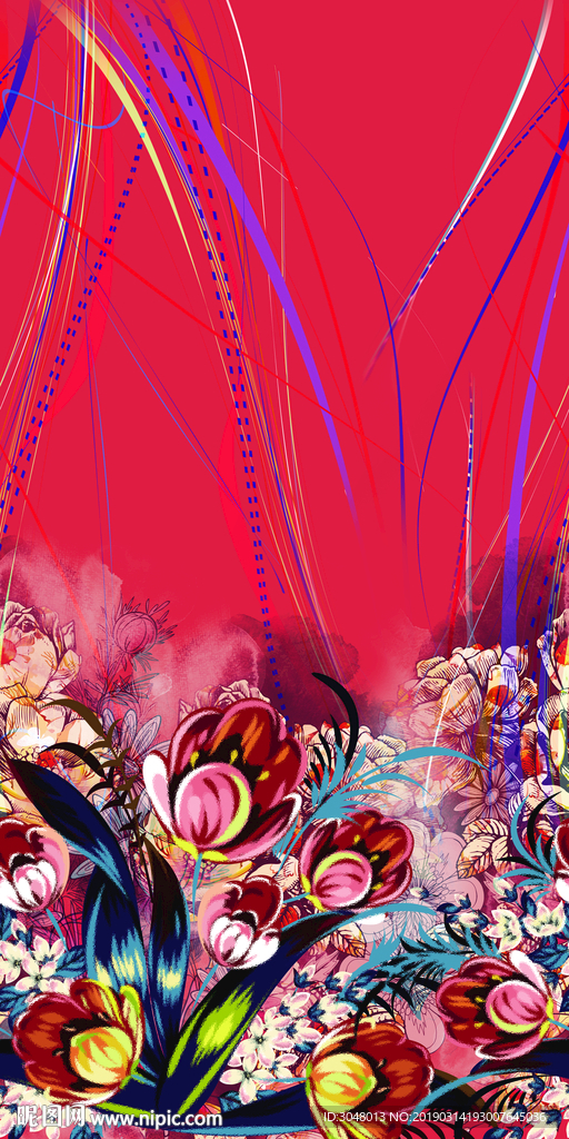 定位花