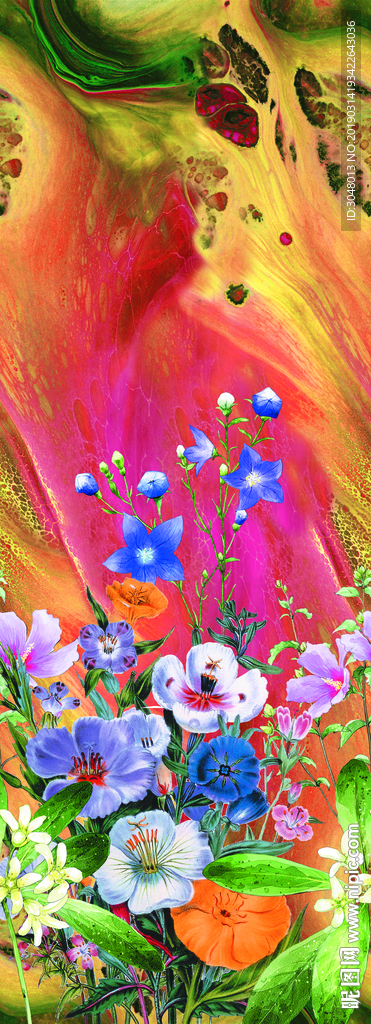 定位花