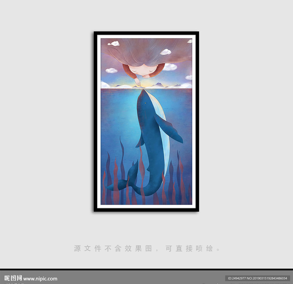 海豚插画