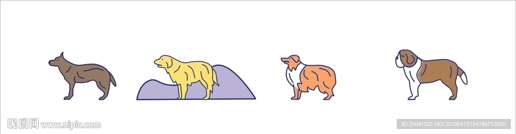 卡通狗