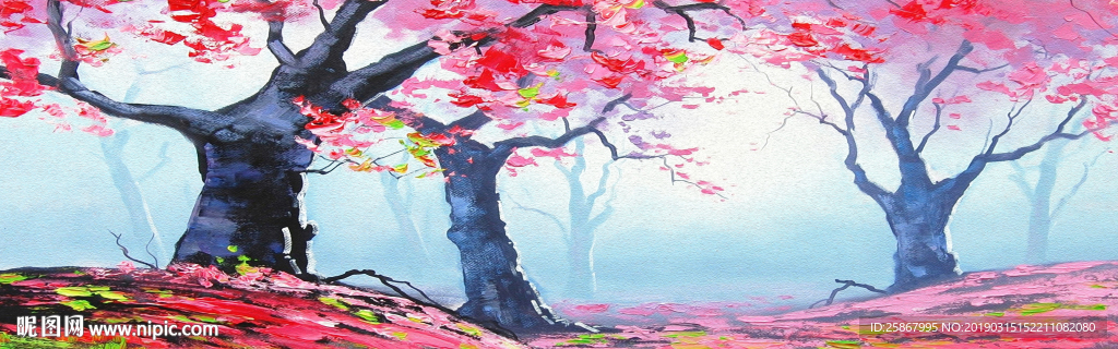 北欧油画装饰画