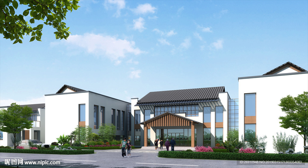 新农村规划建筑效果图