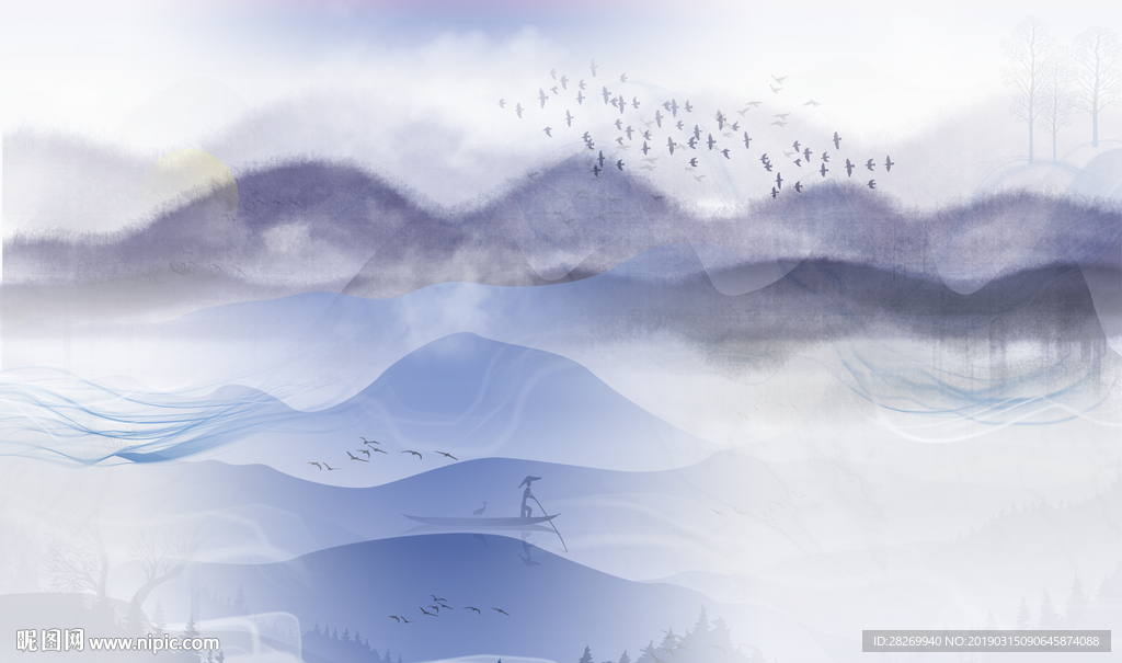 新中式山