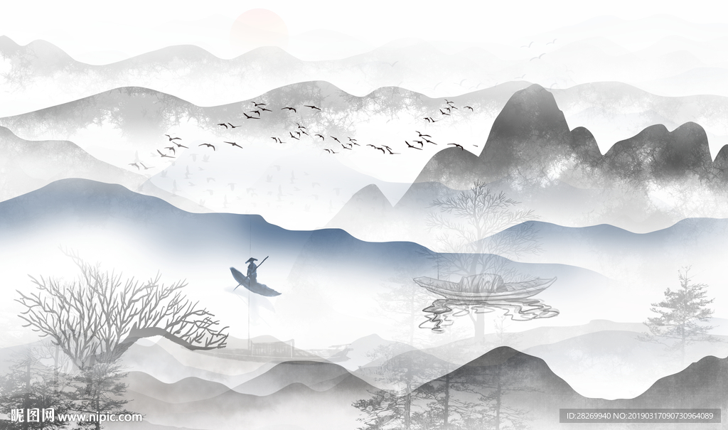 国画山水