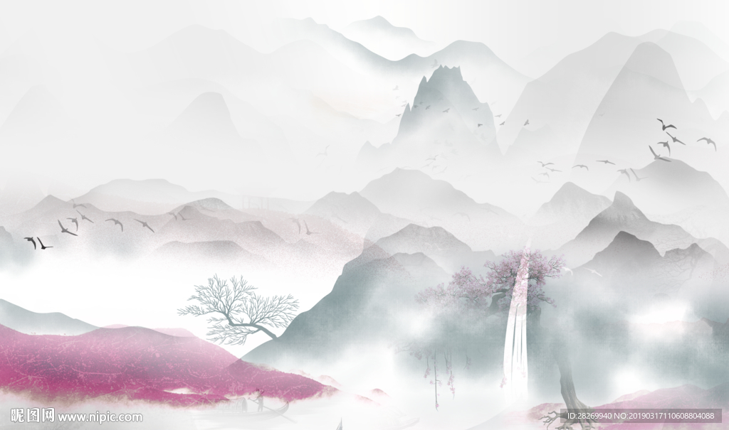 新中式山水