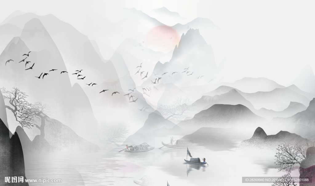 新中式山水
